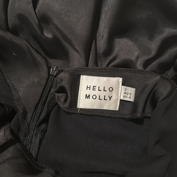 Hello Molly La Di Da Midi Dress | Small | Black - Picture 6 of 8